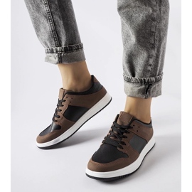 D/GMR Tênis Jacqueline marrom e preto castanho 1