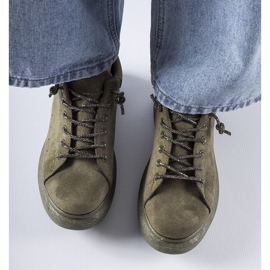 D/GMR Tênis verdes na plataforma Cipriano 2