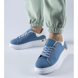 D/GMR Tênis azul marinho na plataforma Scuderlando 2