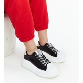 D/GMR Tênis plataforma preto Goe NN2N4034 1