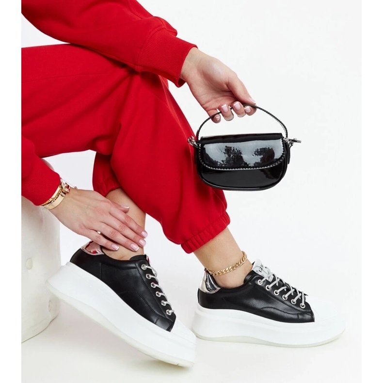 D/GMR Tênis plataforma preto Goe NN2N4034 2