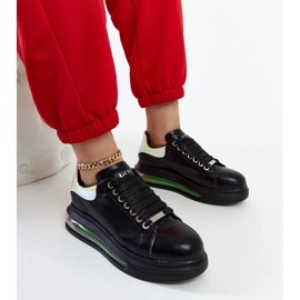 D/GMR Tênis negros na plataforma Goe NN2N4030 preto 2