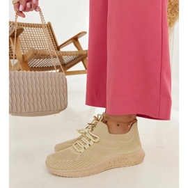D/GMR Tênis de tecido bege Ornella 2