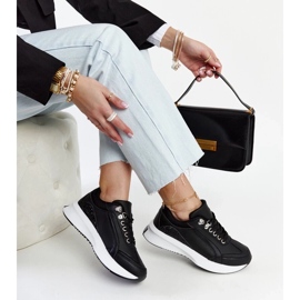 D/GMR Tênis plataforma Taima preto 1