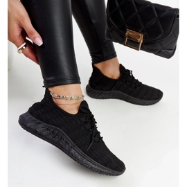 D/GMR Tênis Milena de tecido preto 2