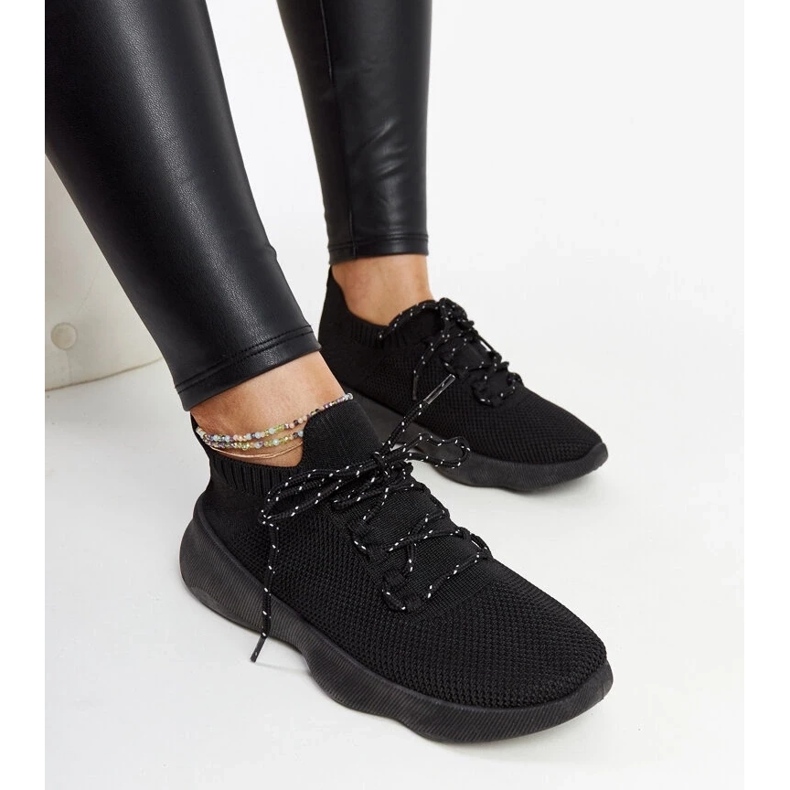 D/GMR Tênis esportivos pretos Roshni 1