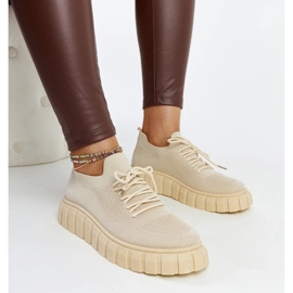 D/GMR Tênis esportivo Jitka bege claro 1