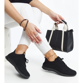 D/GMR Tênis Mairago de tecido preto 1