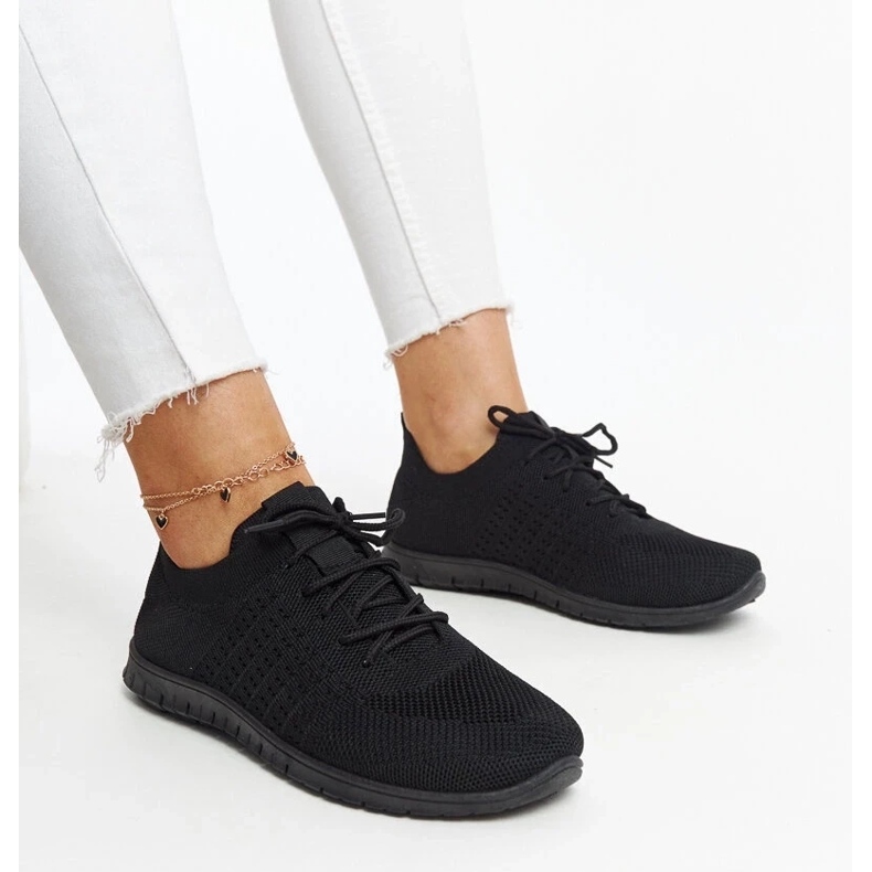 D/GMR Tênis Mairago de tecido preto 2