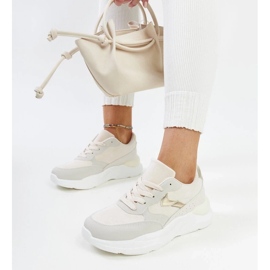 D/GMR Tênis bege na plataforma Nereida 2