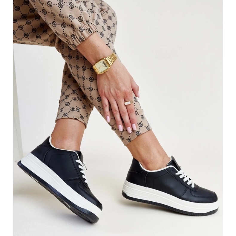 D/GMR Tênis preto na plataforma Cvita 2