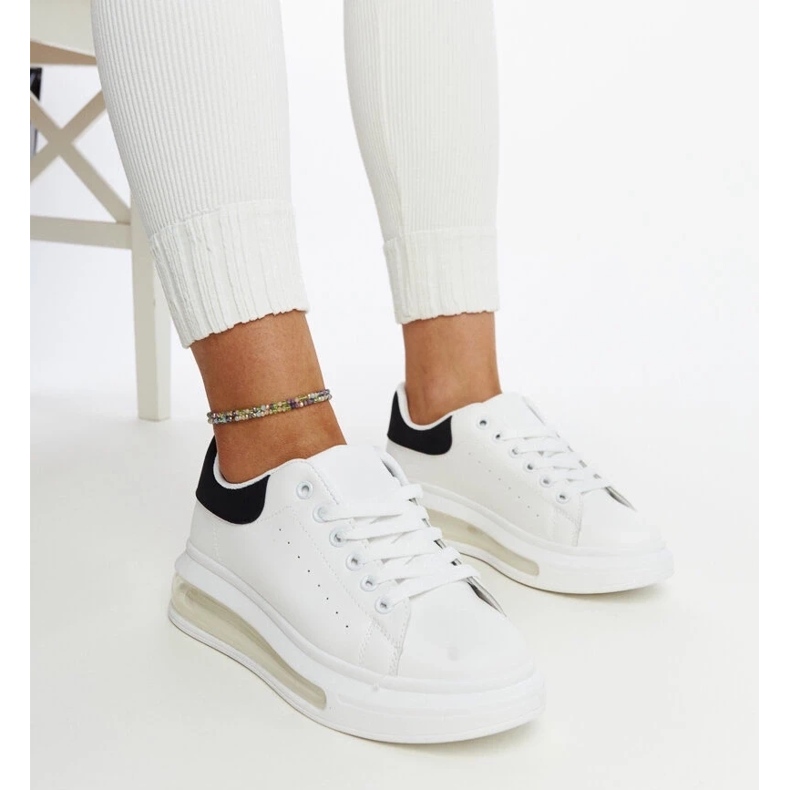 D/GMR Tênis branco com sola alta Zrina 2