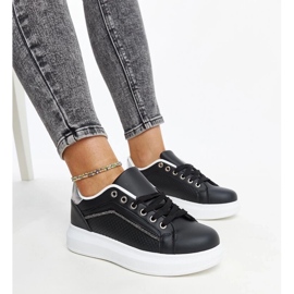 D/GMR Tênis preto com strass decorativos Perica 1