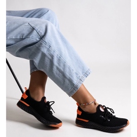 Tênis feminino Cross Jeans de tecido preto 2