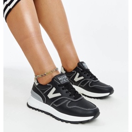 Tênis preto com sola Cettina grossa 2 Tênis preto com sola Cettina grossa 2