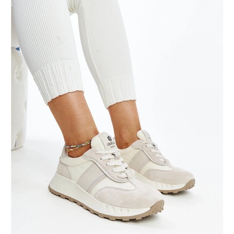 Tênis de couro cinza Nahas 2