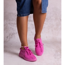 D/CEO Tênis esportivo Khitam rosa escuro 1