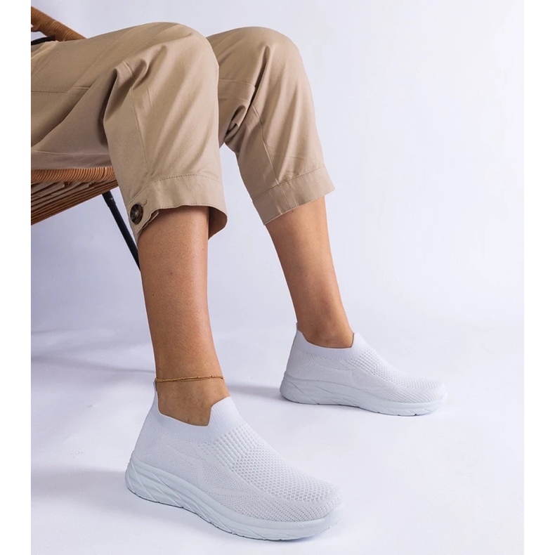 D/CEO Tênis esportivo slip-on branco Aquilina branco 1