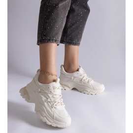 D/CEO Tênis esportivo bege com sola enorme Roxana 2