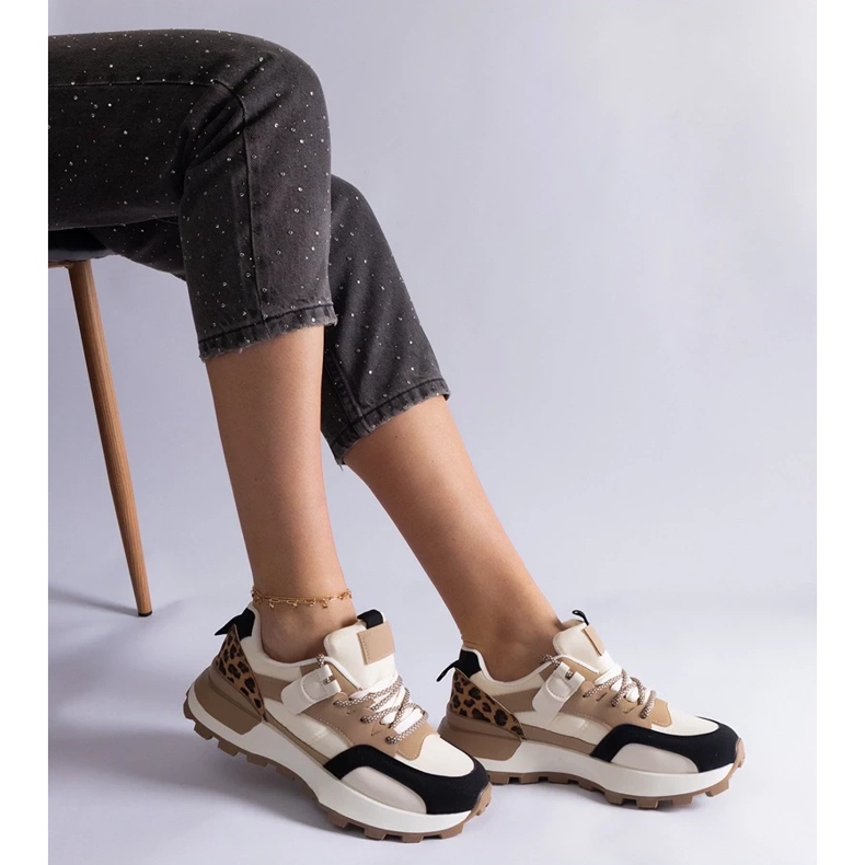 D/CEO Tênis bege decorado com motivo animal Soria 2