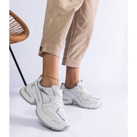 D/CEO Tênis branco com sola Adom enorme 2 D/CEO Tênis branco com sola Adom enorme 2