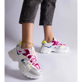 D/CEO Tênis esportivo Sulamita branco e rosa 1