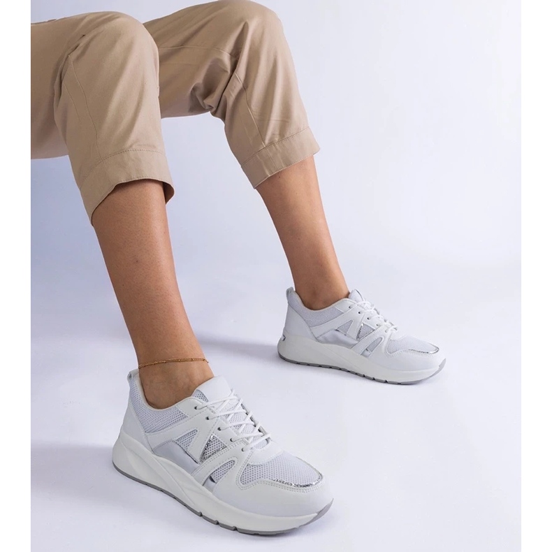 D/CEO Tênis branco com sola grossa Sierra 1