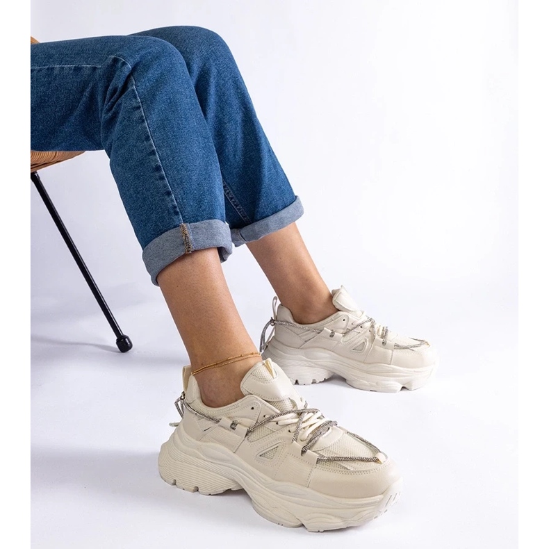 D/CEO Tênis esportivo feminino bege Ivett 1