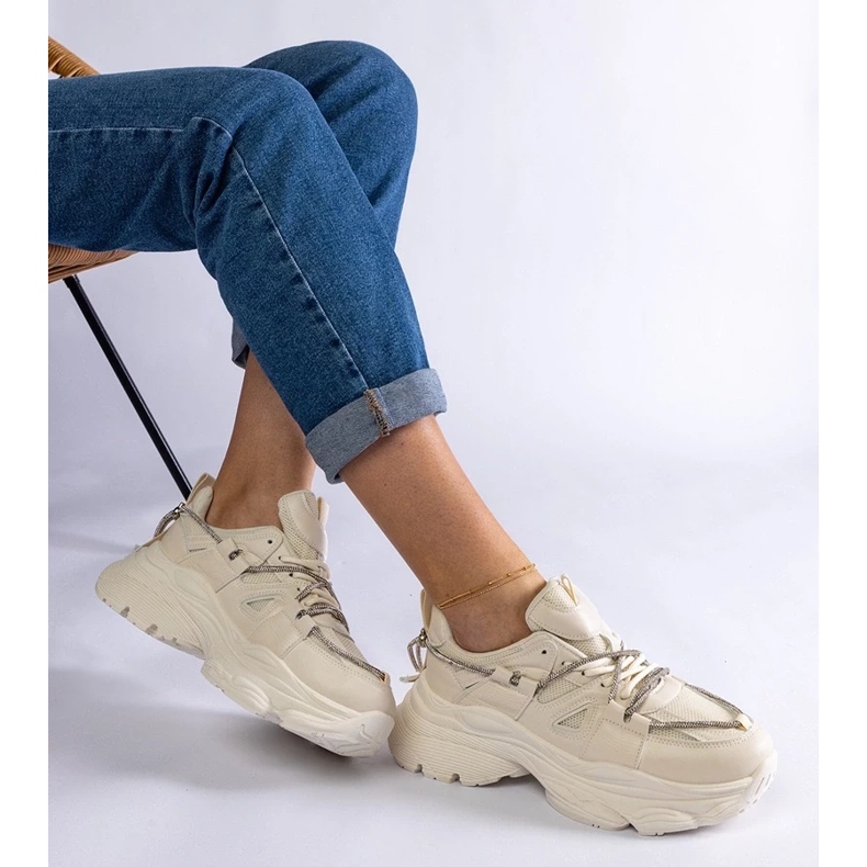 D/CEO Tênis esportivo feminino bege Ivett 2