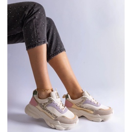 D/CEO Tênis multicolorido com inserções de glitter Clorinda 2