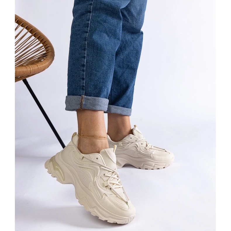 D/CEO Tênis esportivo feminino bege Urena 2