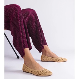 D/CEO Sapatilhas trançadas bege da Salinela 1