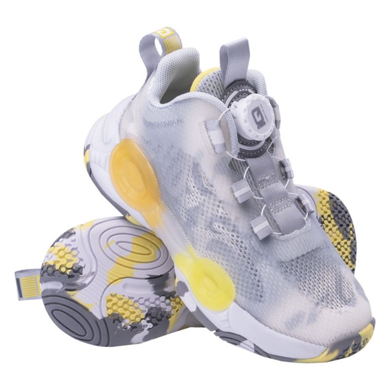 Sapatos esportivos infantis IQ Cross the Line Baski 92800598176 cinza 1