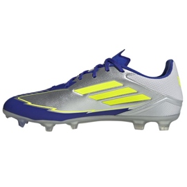Adidas F50 League FG/MG IH0918 Sapatos azuis de prata 1