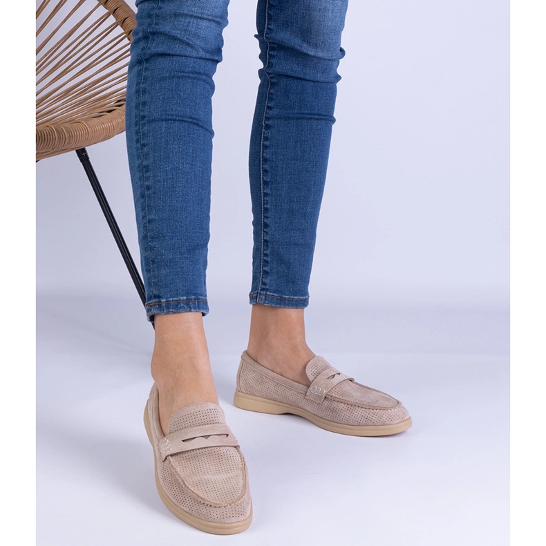 Brown Classic Openwork Supotos de Ekozamsz castanho 1