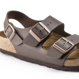 Sandálias masculinas Birkenstock Milano BS 0034701 Brown marrom 2