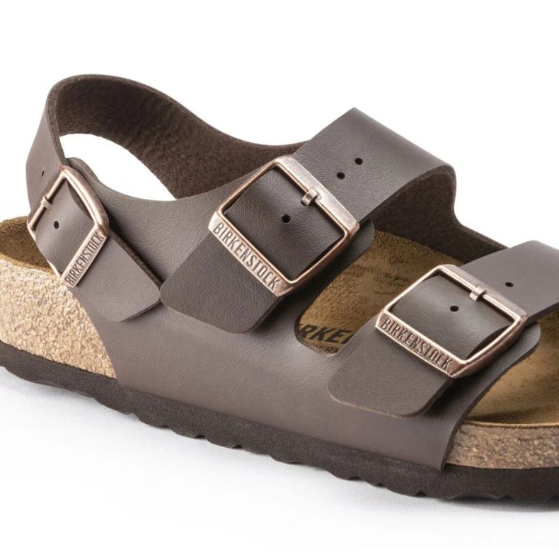 Sandálias masculinas Birkenstock Milano BS 0034701 Brown marrom 2