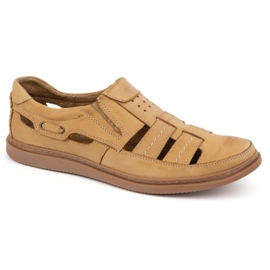 Polbut OpenWork Leather Shoes 06 para Summer Beige bege 1