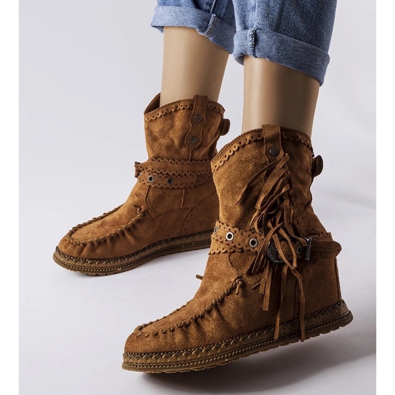 D/CEO Botas de cano alto marrons Teodata castanho 1