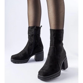 D/CEO Botas pretas no post Eco-Eco-Zamsz Agordino preto 1