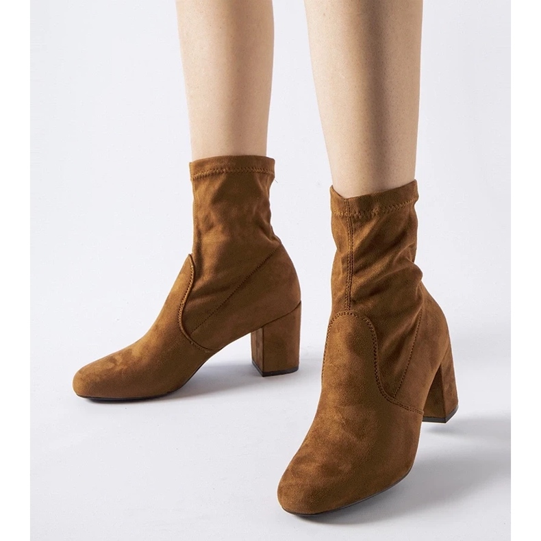 D/CEO Botins de cano curto Lexington castanhos 2