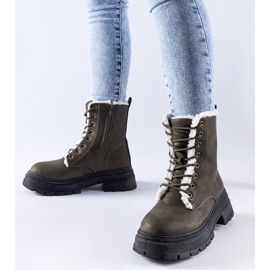 D/CEO Botas isoladas verdes da Tadasuni 1