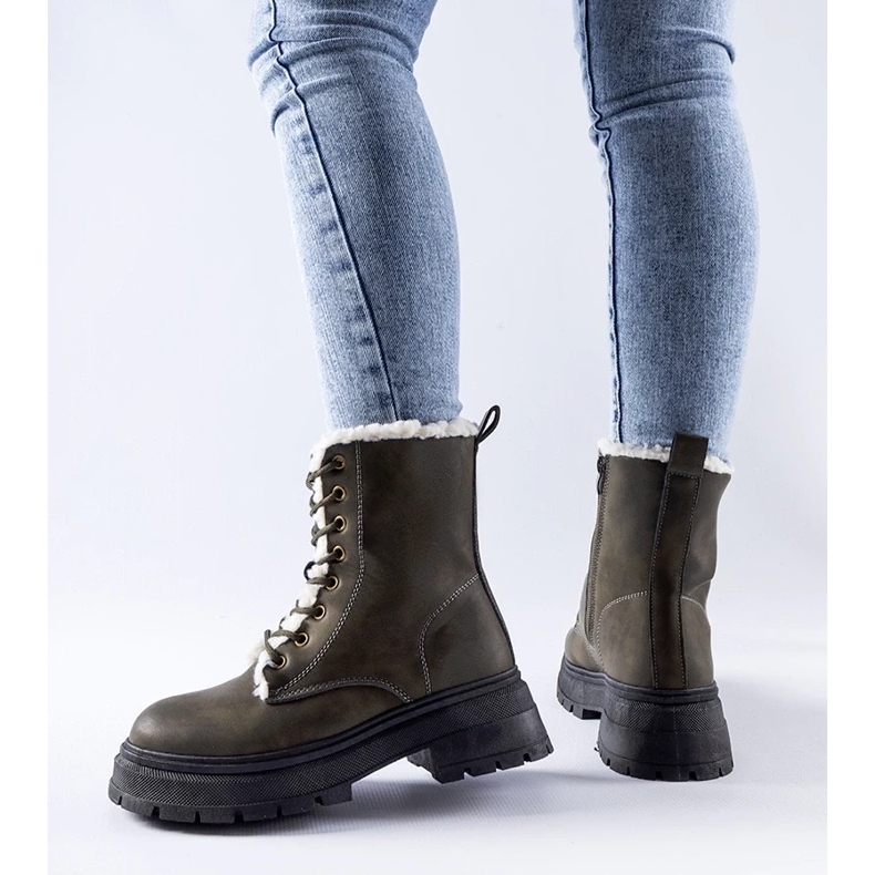 D/CEO Botas isoladas verdes da Tadasuni 2 D/CEO Botas isoladas verdes da Tadasuni 2