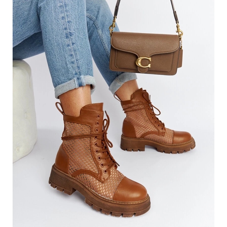 D/CEO Botas Waldeck transparentes marrons marrom 1