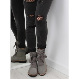 Cinza Botas com cadarço 8308 Cinza 1