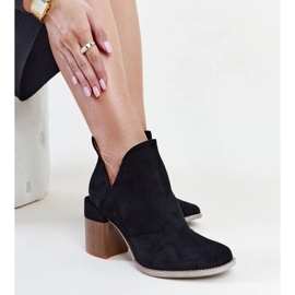 D/CEO Botins pretos com isolamento assimétrico da Nadica 1