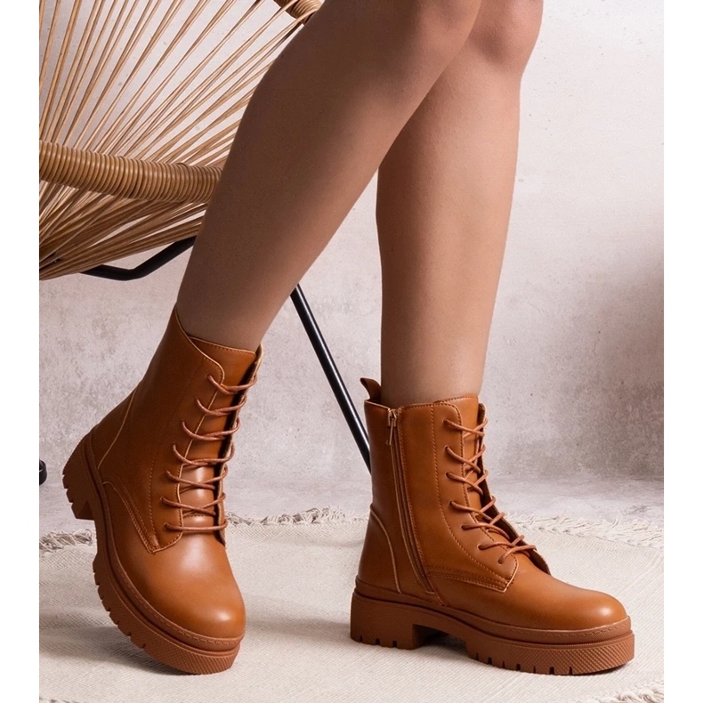 D/CEO Botas clássicas com isolamento marrom da Edmund 1