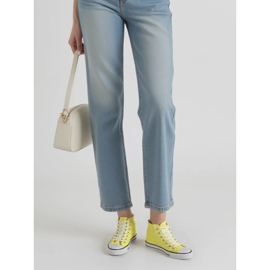 Tênis amarelos luminosos femininos 2