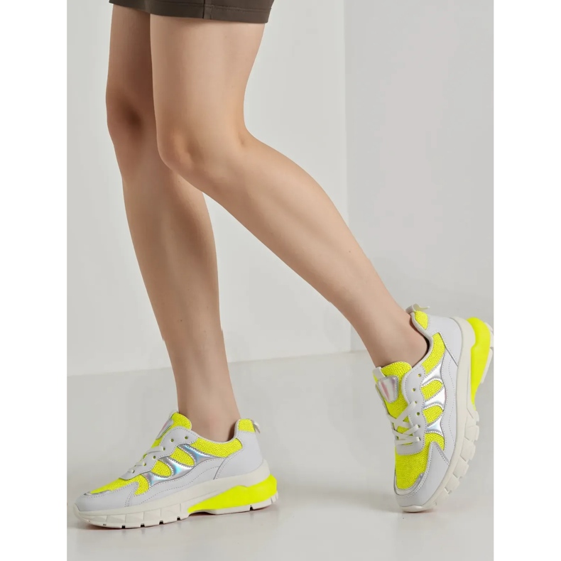 Tênis femininos Neo Sport Grenn/Vert amarelo 1