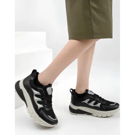 Tênis de esporte neo feminino preto 1